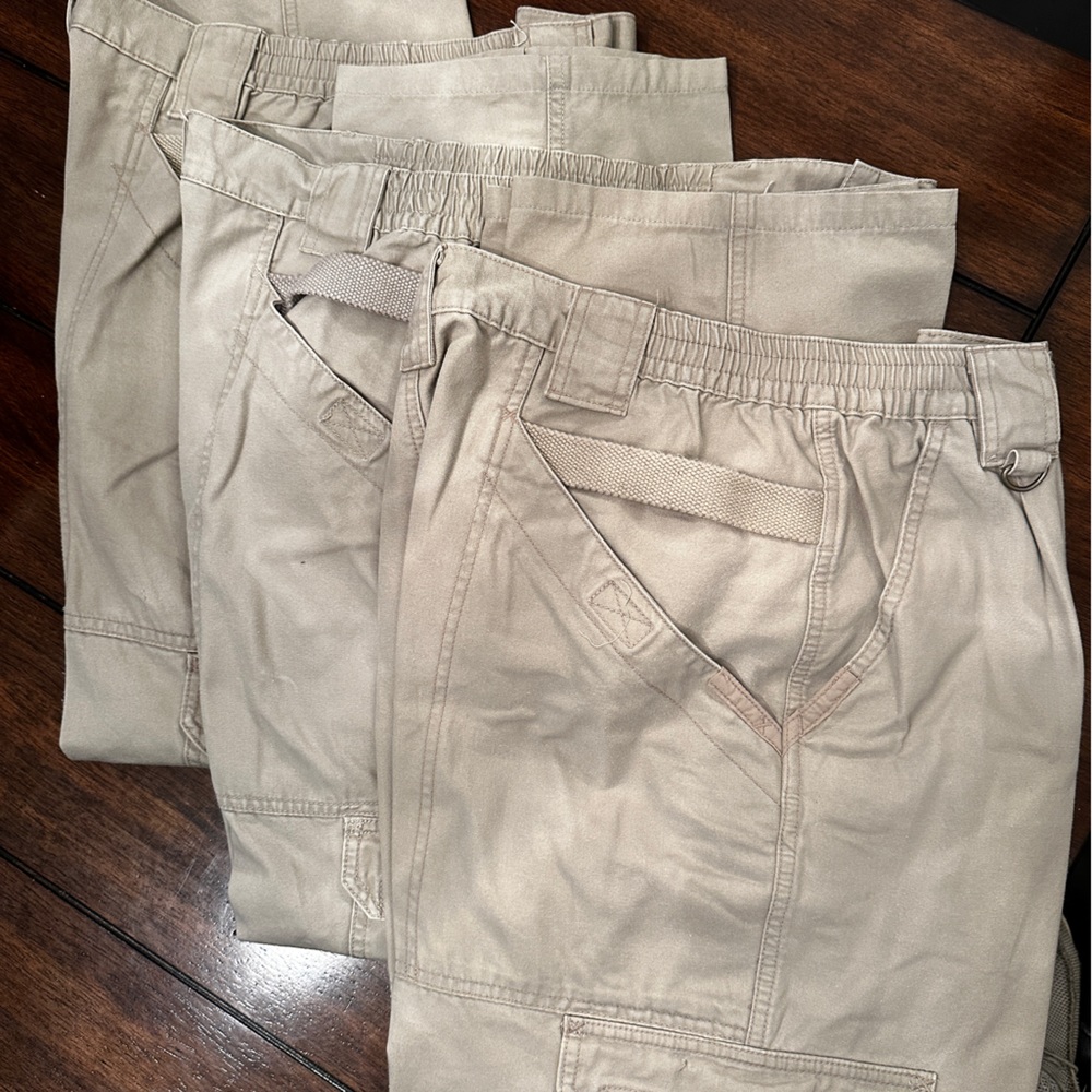 2 pairs 5.11 Tactical Series men’s pants 34x32 and 1 pair Royal Robbins 34x32